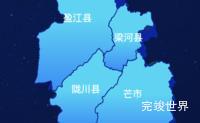 获取省市县geoJSON边界数据