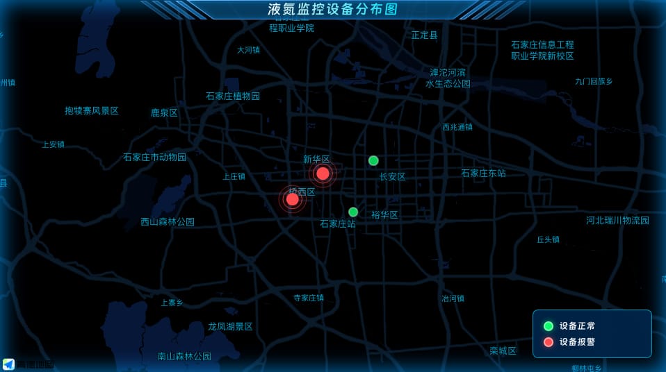 设备分布地图