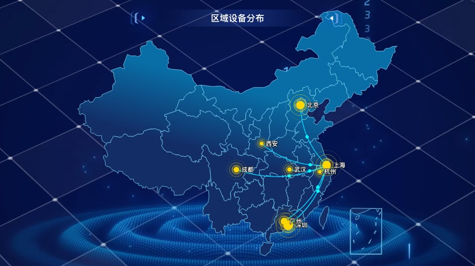 区域设备分布