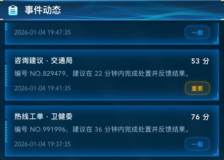 事件动态