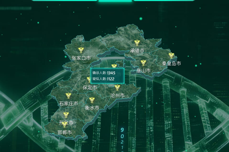 疫情地图分布