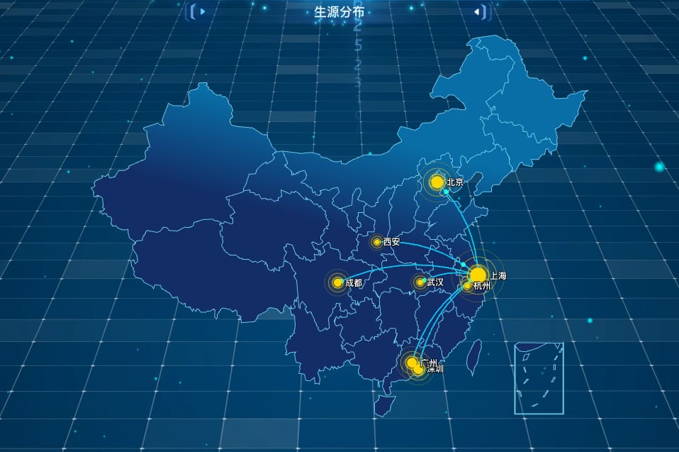 生源分布