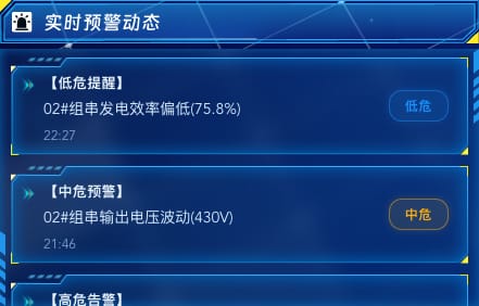 实时预警动态