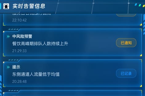 实时告警信息