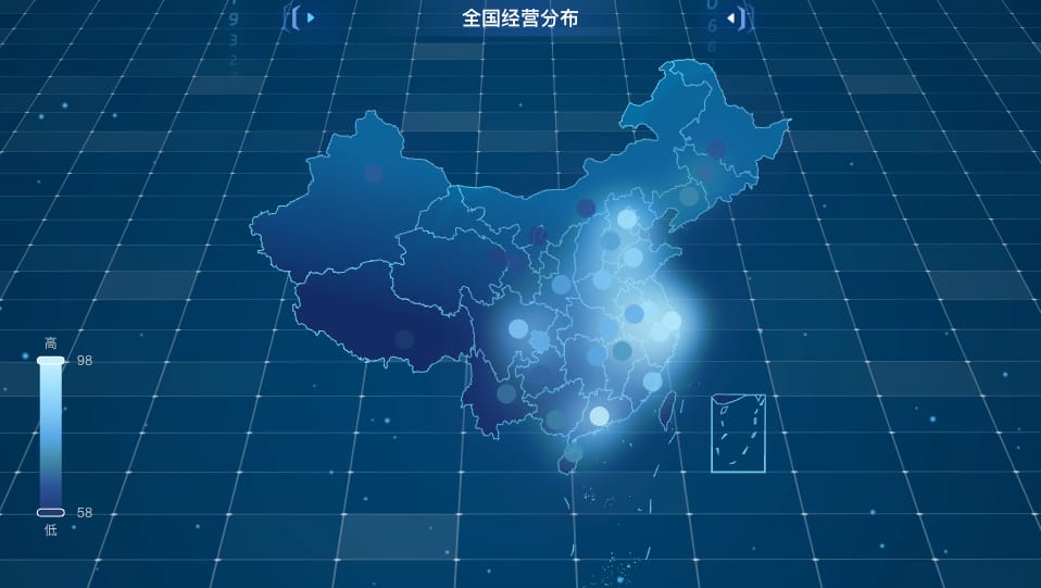 全国经营分布