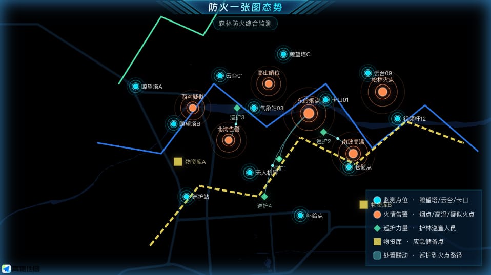防火一张图态势