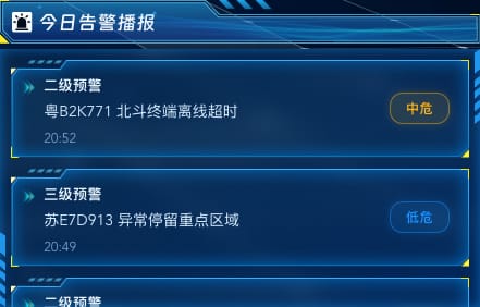 今日告警播报