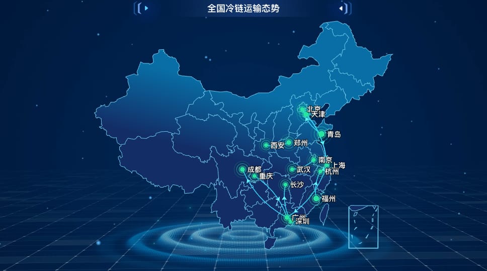 全国冷链运输态势