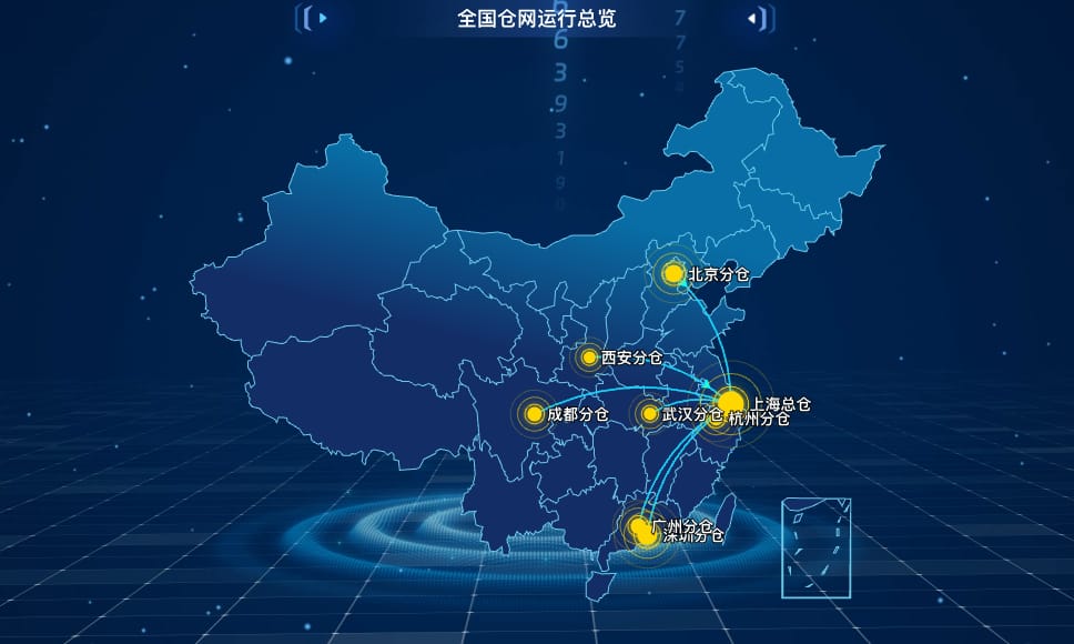 全国仓网运行总览