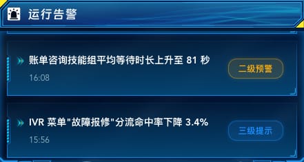 运行告警