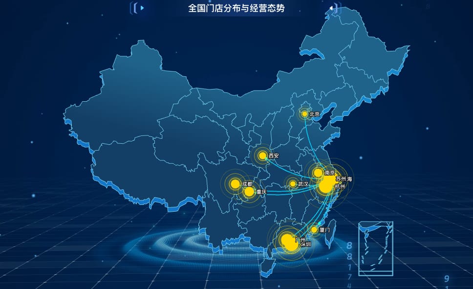 全国门店分布与经营态势