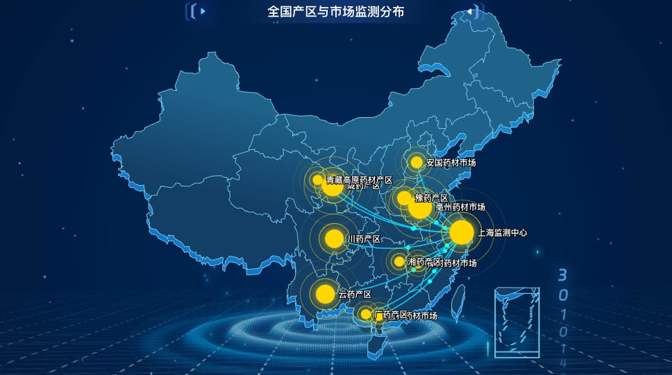全国重点产区分布图