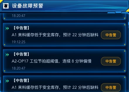 设备故障预警
