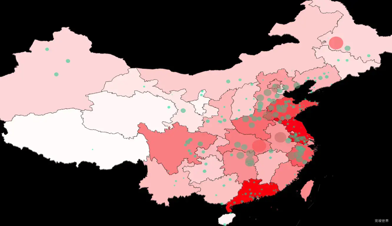 threejs 给地图添加气泡效果 学习笔记