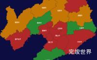 echarts辽宁省地图演示实例threejs地图实例