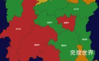 echarts湖南省地图演示实例threejs地图实例