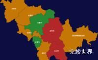 echarts吉林省地图演示实例threejs地图实例