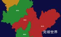 echarts惠州市地图演示实例threejs地图实例