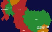 echarts清远市地图演示实例threejs地图实例