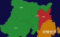 echarts云浮市地图演示实例threejs地图实例