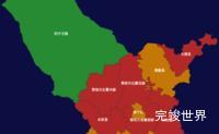 echarts乌兰察布市地图演示实例threejs地图实例