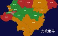 echarts哈尔滨市地图演示实例threejs地图实例