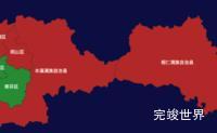 echarts本溪市地图geoJson数据实例下载