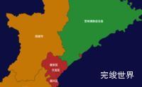 echarts丹东市地图geoJson数据实例下载