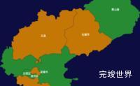 echarts锦州市地图geoJson数据实例下载