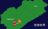 echarts阜新市地图geoJson数据实例下载