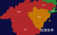 echarts葫芦岛市地图geoJson数据实例下载