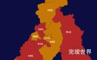 echarts济南市地图geoJson数据实例下载