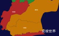 echarts东营市地图geoJson数据实例下载