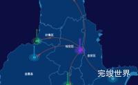 echarts六安市地图加立体效果