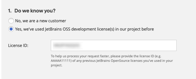 是的,我们之前在我们的项目中使用过 JetBrains OSS 开发许可证