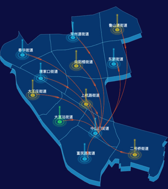 02 echarts地图仿3d效果