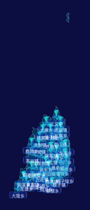 03 echarts重庆市彭水苗族土家族自治县地图仿3d效果