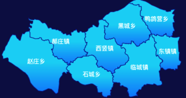 echarts邢台市临城县颜色渐变