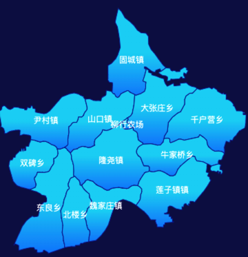 echarts邢台市隆尧县颜色渐变