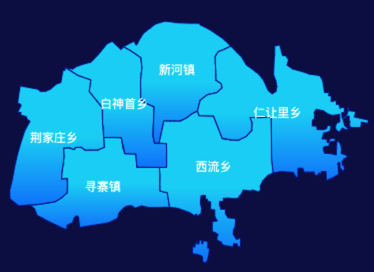 echarts邢台市新河县颜色渐变