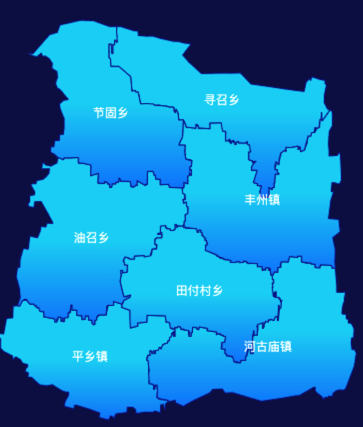 echarts邢台市平乡县颜色渐变