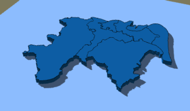 echarts镇江市3d地图旋转动画效果实例