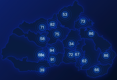 echarts邢台市地图波纹气泡效果实例