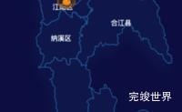 echarts泸州市地图根据经纬度显示自定义html弹窗代码演示