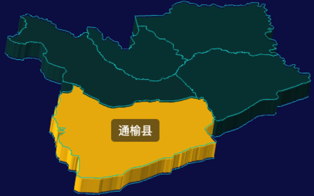 threejs白城市地图3d地图鼠标移入显示标签并高亮效果实例