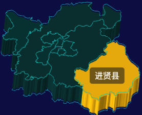 echarts南昌市地图自定义引导线实例代码