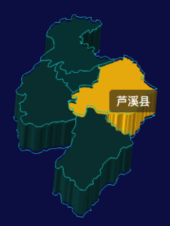 echarts萍乡市地图圆形波纹状气泡图演示实例