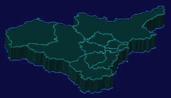 threejs太原市地图3d地图效果