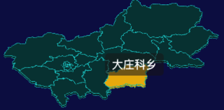 echarts北京市延庆区地图点击地图获取经纬度效果实例