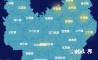 echarts重庆市合川区地图热力图实例代码